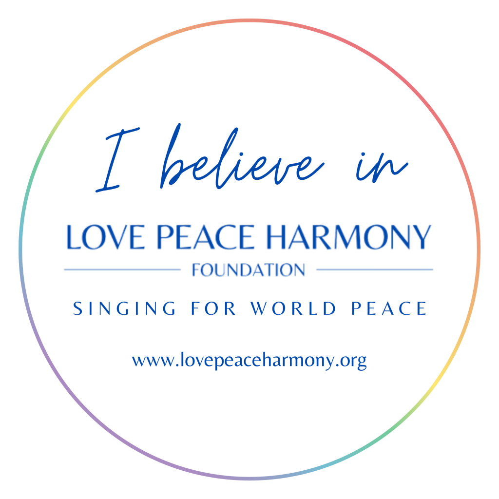 Peace, Love & Harmony Sticker